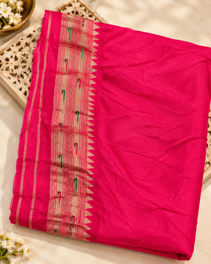 Triveni Butidar Jamdani – Viscose Pure Crepe Silk Saree