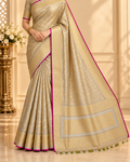 Banarasi Pure Handloom Tissue Silk Saree – Shahi Noor Gold Zari Weave