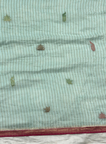 Triveni Butidar Jamdani – Viscose Pure Crepe Silk Saree